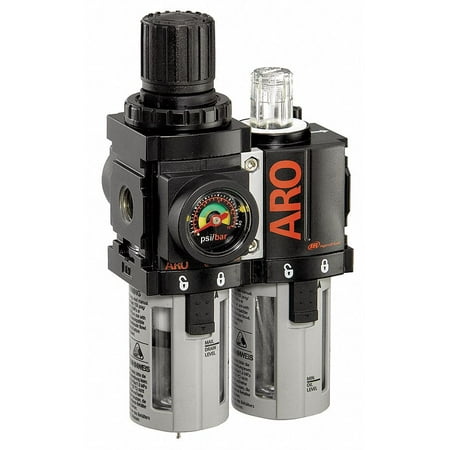 Aro FRL 2 pcs 1/2 NPT 5 micron 120 cfm C38341-610