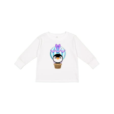 Inktastic Cute Penguin in a Hot Air Balloon Boys or Girls Long Sleeve Toddler T-Shirt
Inktastic Cute Penguin in a Hot Air Balloon Boys or Girls Long Sleeve Toddler T-Shirt