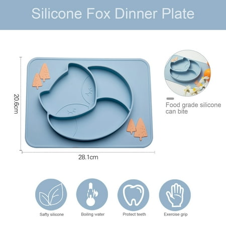 Joliann Dinner Plate Protect Teeth Easy to Clean Excellent Cartoon Fox Infant Kids Supplementary Food Bowl
Joliann Dinner Plate Protect Teeth Easy to Clean Excellent Cartoon Fox Infant Kids Supplementary Food Bowl