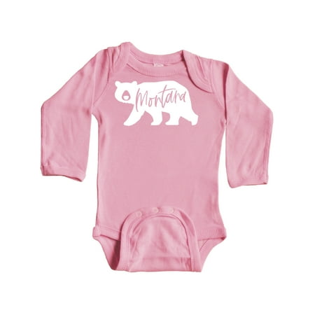 Inktastic Montana White Bear Silhouette Gift Baby Boy or Baby Girl Long Sleeve Bodysuit
Inktastic Montana White Bear Silhouette Gift Baby Boy or Baby Girl Long Sleeve Bodysuit