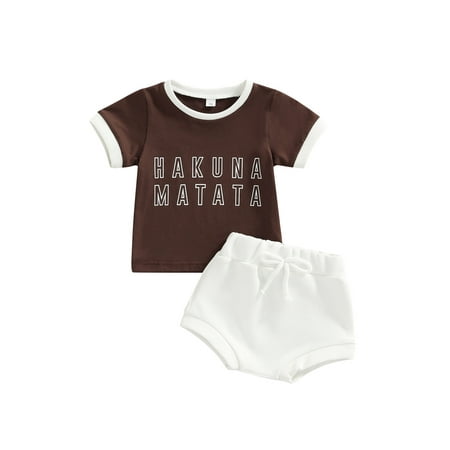 Meihuida Infant Baby Summer Clothes Suit Letter Print Short Sleeve Round T-Shirt + Elastic Waist Shorts
Meihuida Infant Baby Summer Clothes Suit Letter Print Short Sleeve Round T-Shirt + Elastic Waist Shorts