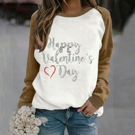 Aueoeo Cute Sweatshirts for Women Womens Plus Size Sweatshirts Women s Fashion Valentine s Day Printed Round Neck Loose Pullover Printed Sweatshirt Top
Aueoeo Cute Sweatshirts for Women Womens Plus Size Sweatshirts Women s Fashion Valentine s Day Printed Round Neck Loose Pullover Printed Sweatshirt Top