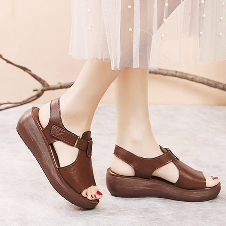 Sunhillsgrace Shoes For Women Sandals Women s Summer Hook&Loop Wedges Beach Open Toe Breathable Sandals Shoes
Sunhillsgrace Shoes For Women Sandals Women s Summer Hook&Loop Wedges Beach Open Toe Breathable Sandals Shoes