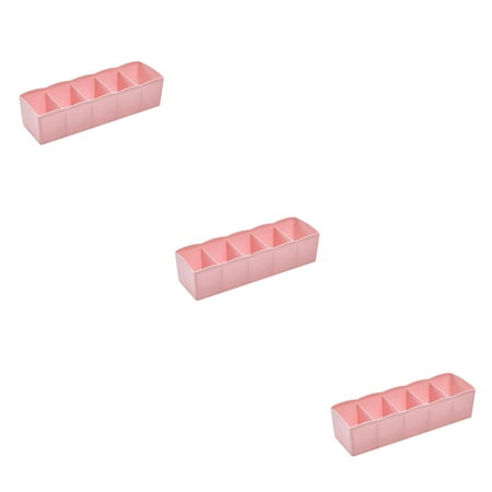 Redempion Plastic Organizer Storage Box Tie Bra Socks Drawer Cosmetic Divider Storage Box (pink 6*26.5*8cm ) 3PCS
Redempion Plastic Organizer Storage Box Tie Bra Socks Drawer Cosmetic Divider Storage Box (pink 6*26.5*8cm ) 3PCS