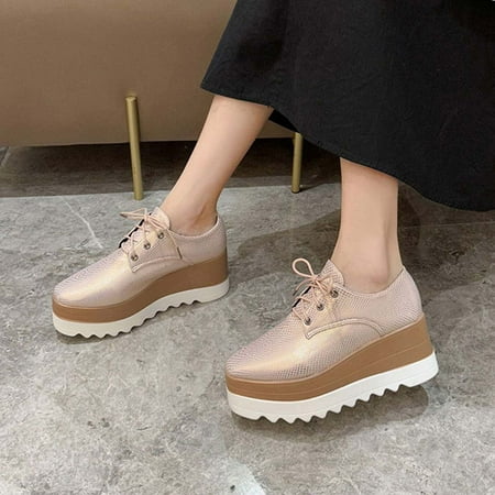 Qiaocaity Women Shoes on Clearance Up to 20% off Woman s Fashion Casual Comfortable Round Toe Middle Heels Thick Sole Solid Color Shoes Pink 38
Qiaocaity Women Shoes on Clearance Up to 20% off Woman s Fashion Casual Comfortable Round Toe Middle Heels Thick Sole Solid Color Shoes Pink 38
