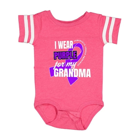 Inktastic I Wear Purple for My Grandma Pancreatic Cancer Awareness Gift Baby Boy or Baby Girl Bodysuit 
Inktastic I Wear Purple for My Grandma Pancreatic Cancer Awareness Gift Baby Boy or Baby Girl Bodysuit