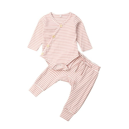 Canrulo 2PCS Newborn Infant Baby Girl Boy Clothes Set Knitted Romper Jumpsuit Trouser Outfits Pink 3-6 Months
Canrulo 2PCS Newborn Infant Baby Girl Boy Clothes Set Knitted Romper Jumpsuit Trouser Outfits Pink 3-6 Months