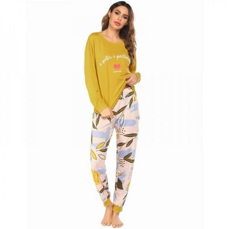CUTELOVE Spring Autumn Casual Pajamas Set Women Soft Breathable Long Sleeve Lovely Print Two-piece Set For Home Wear
CUTELOVE Spring Autumn Casual Pajamas Set Women Soft Breathable Long Sleeve Lovely Print Two-piece Set For Home Wear