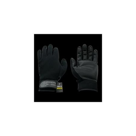 RapDom T13-PL-BLK-03 Neoprene Patrol Glove Black Large