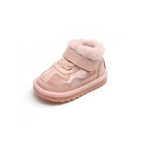 Frontwalk Kids Winter Boot Non-Slip Warm Shoes Plush Lined Snow Boots Walking Flat Ankle Booties Boys Girls Casual Pink 4.5toddlers
Frontwalk Kids Winter Boot Non-Slip Warm Shoes Plush Lined Snow Boots Walking Flat Ankle Booties Boys Girls Casual Pink 4.5toddlers