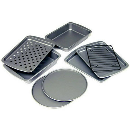 BakerEze 8-Piece Non-stick Toaster Oven Set