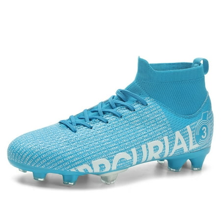 Boy s Soccer Shoes Kids Football Boots Cleats High-Top Spikes Soccer Shoes Girls Outdoor Athletic Training Sneakers
Boy s Soccer Shoes Kids Football Boots Cleats High-Top Spikes Soccer Shoes Girls Outdoor Athletic Training Sneakers
