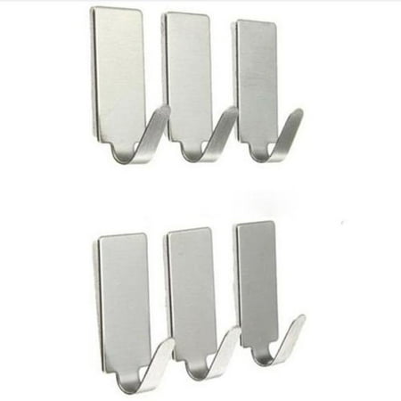 MIARHB 6PCS Self Adhesive Home Kitchen Wall Door Stainless Steel Holder Hook Hanger
MIARHB 6PCS Self Adhesive Home Kitchen Wall Door Stainless Steel Holder Hook Hanger