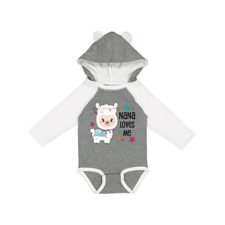 Inktastic Nana Loves Me- Cute and Happy Llama Gift Baby Boy or Baby Girl Long Sleeve Bodysuit
Inktastic Nana Loves Me- Cute and Happy Llama Gift Baby Boy or Baby Girl Long Sleeve Bodysuit