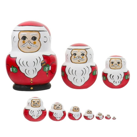 10 Layers Xmas Santa Doll Wooden Russia Nesting Doll Children Toy Festival Gift for Kids Children
10 Layers Xmas Santa Doll Wooden Russia Nesting Doll Children Toy Festival Gift for Kids Children