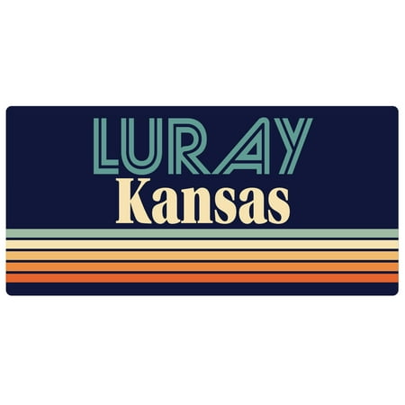 Luray Kansas 5 x 2.5-Inch Fridge Magnet Retro Design