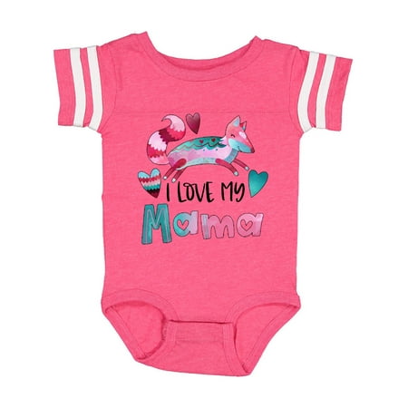 Inktastic I Love My Mama Pink and Blue Fox with Hearts Gift Baby Boy or Baby Girl Bodysuit
Inktastic I Love My Mama Pink and Blue Fox with Hearts Gift Baby Boy or Baby Girl Bodysuit