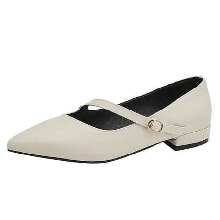 TAIAOJING Women s Pointed-Toe Ballet Flat Summer And Autumn Pumps Pointed Toe Buckle Shallow Mouth Low Heel Casual
TAIAOJING Women s Pointed-Toe Ballet Flat Summer And Autumn Pumps Pointed Toe Buckle Shallow Mouth Low Heel Casual