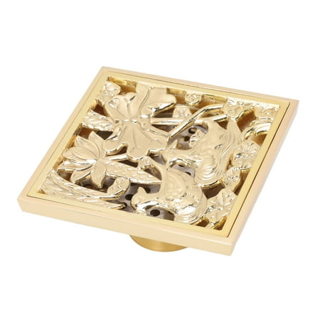 Ecoyyzn Floor Drain Shallow Water Quadrate Copper Stainless Steel Odor Proof Proof For Bathroom Kitcheng Golden Color Floor Drain Set Shower Drain Set
Ecoyyzn Floor Drain Shallow Water Quadrate Copper Stainless Steel Odor Proof Proof For Bathroom Kitcheng Golden Color Floor Drain Set Shower Drain Set