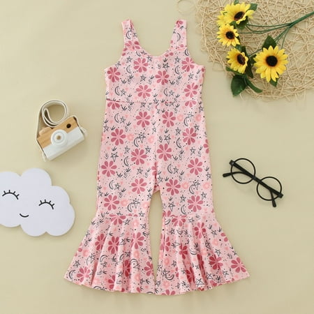 Toddler Children Halter Jumpsuit Girls Wearing Pink Flowers Vintage Prints For Babys Clothes
Toddler Children Halter Jumpsuit Girls Wearing Pink Flowers Vintage Prints For Babys Clothes