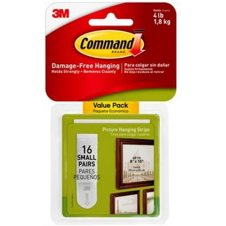 Command Picture Hanging Strips White - Small 12 Count