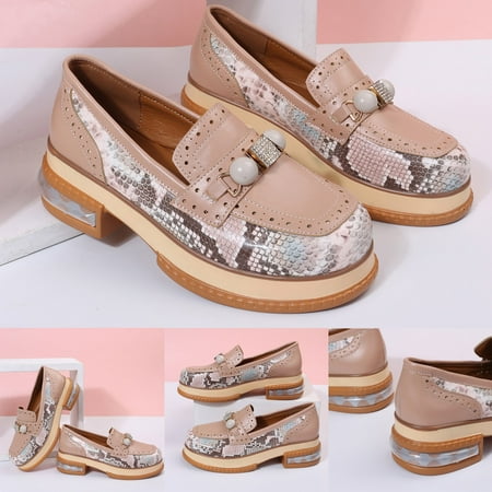 Holiday Savings 2022! Rourlinge Women Color Block Beading Animal Printing Pattern Other Square Non-slip Toe Slip Square Heel Shoes Pink 40
Holiday Savings 2022! Rourlinge Women Color Block Beading Animal Printing Pattern Other Square Non-slip Toe Slip Square Heel Shoes Pink 40