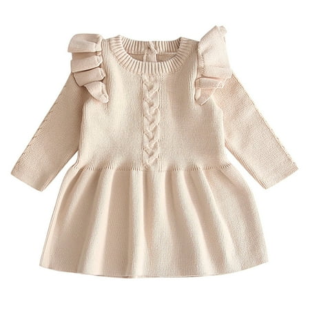 Toddler Baby Kids Girls Solid Warm Sweater Dress Knit Crochet Dresses Clothes Pale Rose Dress Girls Midi And Dresses
Toddler Baby Kids Girls Solid Warm Sweater Dress Knit Crochet Dresses Clothes Pale Rose Dress Girls Midi And Dresses