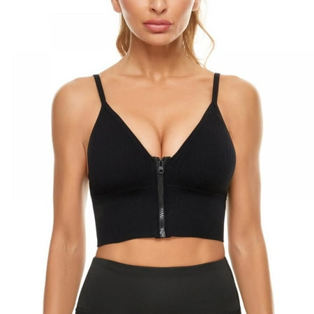 Women s High Impact Support Sports Bras Front Zipper Closure Push Up Bra Workout Yoga Bra
Women s High Impact Support Sports Bras Front Zipper Closure Push Up Bra Workout Yoga Bra