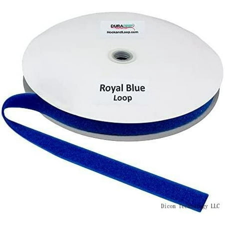 ® brand - 1 royal blue loop sew-on | loop side only hook side sold separately
