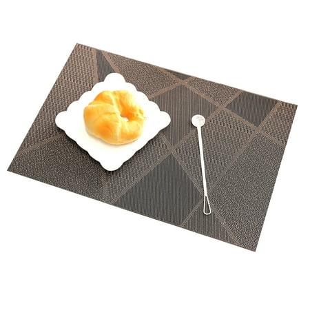 Papaba Placemat 45x30cm PVC Eco-friendly Heat Insulation Pad Placemat Dining Table Bowl Dish Mat