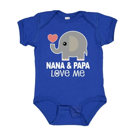 Inktastic Nana and Papa Love Me Grandbaby Gift Baby Boy or Baby Girl Bodysuit
Inktastic Nana and Papa Love Me Grandbaby Gift Baby Boy or Baby Girl Bodysuit