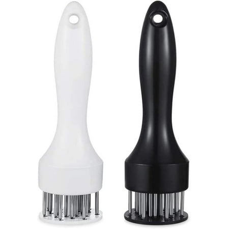 2 Pack Meat Tenderizer Tool Profession Kitchen Gadgets Jacquard Meat Tenderizers with 21 Blades Stainless Steel Meat Tenderizer Needle Best for Kitchen Cooking Tenderizing Beef
2 Pack Meat Tenderizer Tool Profession Kitchen Gadgets Jacquard Meat Tenderizers with 21 Blades Stainless Steel Meat Tenderizer Needle Best for Kitchen Cooking Tenderizing Beef
