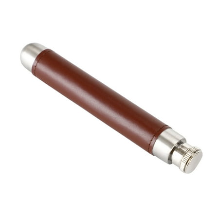 Mini Wine Tube 1Pc 45Ml Portable Wine Tube Stainless Steel Wine Pot Cup Tube Leather Cover (Brown + Silver)
Mini Wine Tube 1Pc 45Ml Portable Wine Tube Stainless Steel Wine Pot Cup Tube Leather Cover (Brown + Silver)