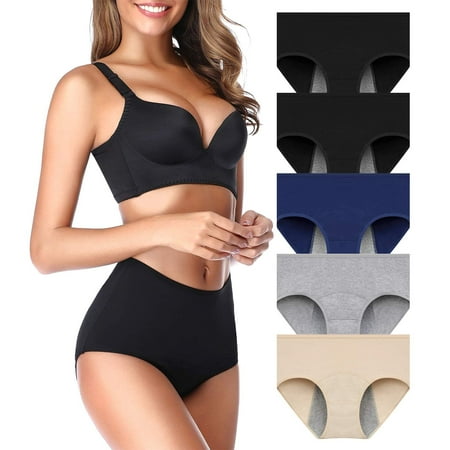 Women s Cotton Underwear Briefs High Waist Full Coverage Soft Breathable Ladies Panties M
Women s Cotton Underwear Briefs High Waist Full Coverage Soft Breathable Ladies Panties M