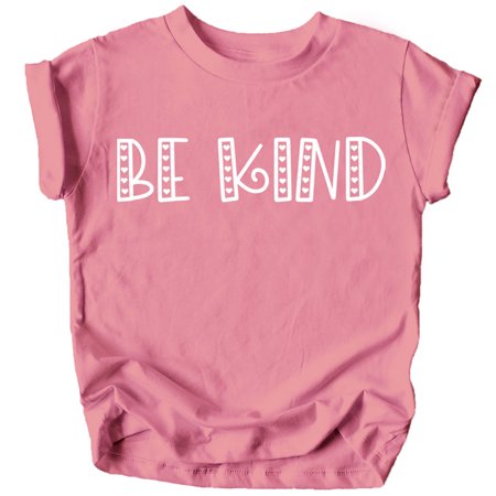 Be Kind Heart Letters Shirt for Baby & Toddler Youth Girls White on Mauve Shirt Large
Be Kind Heart Letters Shirt for Baby & Toddler Youth Girls White on Mauve Shirt Large