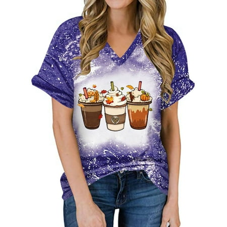 Plus Size Tops for Women Womens Shirts Women s V-neck T-shirt Print T-shirt Short Sleeve T-Shirt Tops Nursing Tank Tops Black Corset Top Clearance Blue XL
Plus Size Tops for Women Womens Shirts Women s V-neck T-shirt Print T-shirt Short Sleeve T-Shirt Tops Nursing Tank Tops Black Corset Top Clearance Blue XL