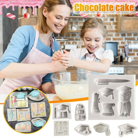 iMESTOU Cake Mould Kitchen supplies Silicone Mold Chocolate Fondant Cake Mold Graduation Season Decoration Decoration Baking Glue Mold
iMESTOU Cake Mould Kitchen supplies Silicone Mold Chocolate Fondant Cake Mold Graduation Season Decoration Decoration Baking Glue Mold