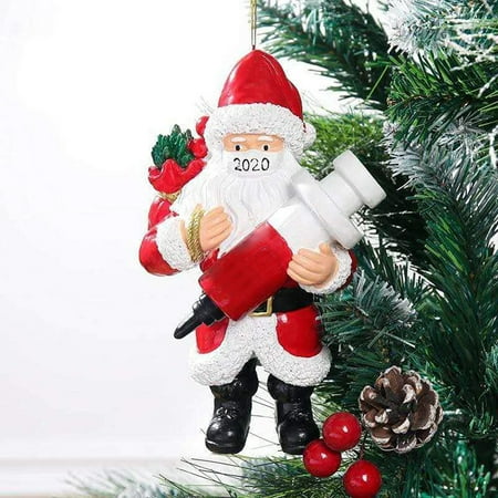 Veki Christmas Decor 2020 Christmas Ornament Santa Wearing A Face Mask Decorate Christmas tree Chandelier Beads with Clip
Veki Christmas Decor 2020 Christmas Ornament Santa Wearing A Face Mask Decorate Christmas tree Chandelier Beads with Clip