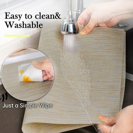 Clearance!Lssam Placemats Placemats Set Of 6 Washable Indoor/Outdoor Vinyl Place Mats For Dining Table PVC Weave Table Mats
Clearance!Lssam Placemats Placemats Set Of 6 Washable Indoor/Outdoor Vinyl Place Mats For Dining Table PVC Weave Table Mats