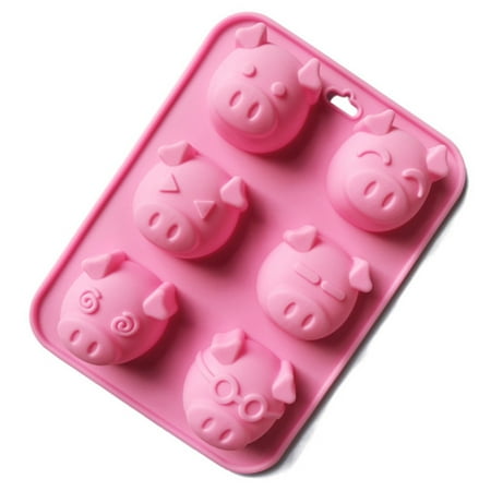 DTOWER 6 Cavity Animal Head Shaped DIY Silicone Molds Cartoon Cake Chocolate Ice Cube Candy Mould
DTOWER 6 Cavity Animal Head Shaped DIY Silicone Molds Cartoon Cake Chocolate Ice Cube Candy Mould