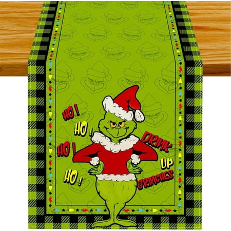 Hanety Christmas Decoration Grinch Mat Linen Green Christmas Table Runner Merry Tablecloth Christmas Xmas Holiday Table Decorations Best Christmas Gifts
Hanety Christmas Decoration Grinch Mat Linen Green Christmas Table Runner Merry Tablecloth Christmas Xmas Holiday Table Decorations Best Christmas Gifts