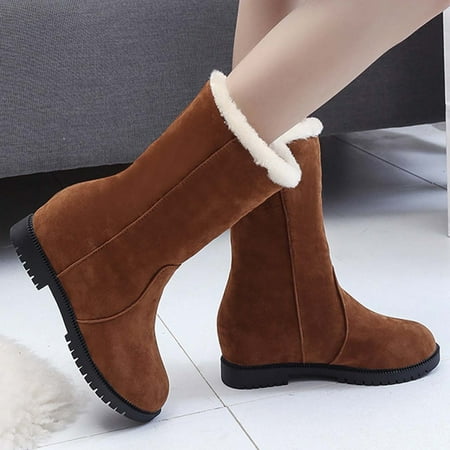 ZMHEGW Boots For Women Ankle Winter Snow Thicksoled Short Winter Boots Shoes 
ZMHEGW Boots For Women Ankle Winter Snow Thicksoled Short Winter Boots Shoes