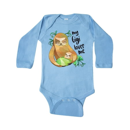 Inktastic My Gigi Loves Me Cute Sloth and Baby Gift Baby Boy or Baby Girl Long Sleeve Bodysuit
Inktastic My Gigi Loves Me Cute Sloth and Baby Gift Baby Boy or Baby Girl Long Sleeve Bodysuit