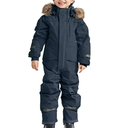 Rovga Clothes For Baby Girls Long Sleeve Thermal Ski Overall Winter Warm Snow Overall Windproof With Removable Hood Leisure Daily Wear Blue 12-18 Months
Rovga Clothes For Baby Girls Long Sleeve Thermal Ski Overall Winter Warm Snow Overall Windproof With Removable Hood Leisure Daily Wear Blue 12-18 Months