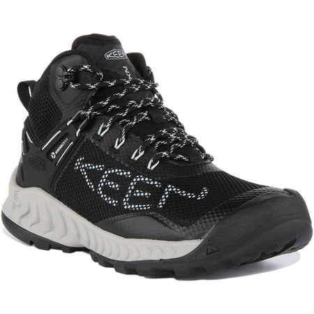 Keen Nxis Evo Mid Women s Lace Up Waterproof Hiking Boot In Black Size 10.5