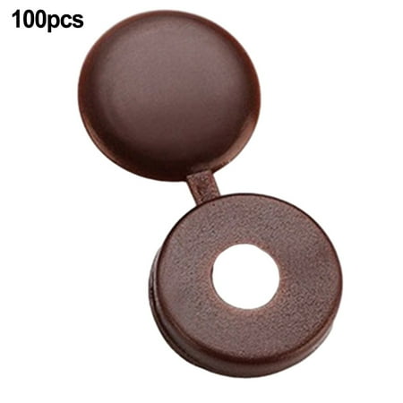 100Pcs Hinged Plastic Screw Cap Cover Fold Snap Protective Cap Button dark brown
100Pcs Hinged Plastic Screw Cap Cover Fold Snap Protective Cap Button dark brown