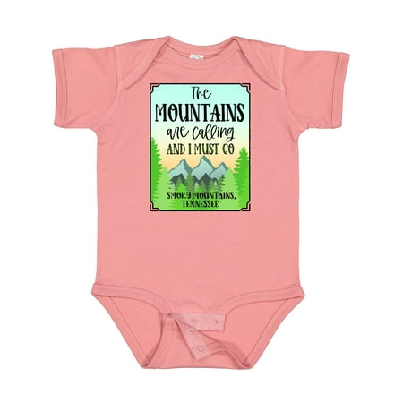 Inktastic The Mountains Are Calling- Smoky Mountain Tennessee Gift Baby Boy or Baby Girl Bodysuit
Inktastic The Mountains Are Calling- Smoky Mountain Tennessee Gift Baby Boy or Baby Girl Bodysuit