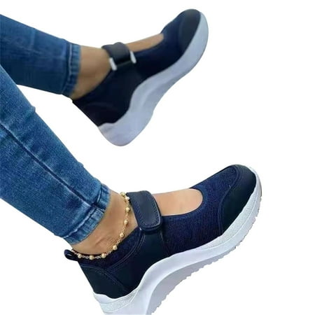 Casual Breathable Hook-and-loop Thick-Sole Cutout Mesh Walking Shoes for Women
Casual Breathable Hook-and-loop Thick-Sole Cutout Mesh Walking Shoes for Women