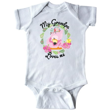 Inktastic Baby Flamingo My Grandpa Loves Me with Flower Wreath Gift Baby Boy or Baby Girl Bodysuit
Inktastic Baby Flamingo My Grandpa Loves Me with Flower Wreath Gift Baby Boy or Baby Girl Bodysuit