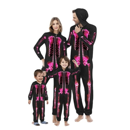 Uaswgudfs Matching Halloween Pajamas for Toddler Baby Fun Skeleton Zip Up Hooded Jumpsuit Jammies Long Sleeve Homewear
Uaswgudfs Matching Halloween Pajamas for Toddler Baby Fun Skeleton Zip Up Hooded Jumpsuit Jammies Long Sleeve Homewear